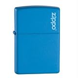 Zippo Blueberry Matte Zippo Logo