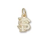 Florida State Univ Interlocked Fs 3/8 Charm/Pendant