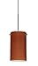 Besa Lighting 1XC-4404CH-LED-BR 1X6W Led Lightsource Stilo 7 Pendant with Cherry Glass, Bronze Finish