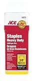 Stanley 22273ace Ace Heavy Duty Staples 3/8 Arrow 1000pk pack of 5