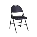 Folding Comfort Chairs - Black [Set of 2]