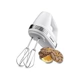 Cuisinart HM-50 Power Advantage 5-Speed Hand Mixer, Stainless and White