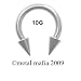 10G EXTERNALLY THREADED STEEL SPIKE HORSESHOE