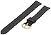 Timex Women's Q7B835 Calfskin 14mm Black Replacement Watchband