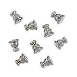 buy Silver Tone Hypo Allergenic Bullet Clutch Earring Backs (X50)