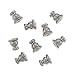 Silver Tone Hypo Allergenic Bullet Clutch Earring Backs (X50)
