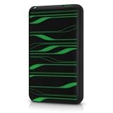 Belkin Laser-Etched Silicone Sleeve Case for iPod classic 6G (Black/Green)