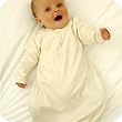 Organic Baby sleep gown, natural, Frugi