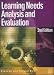 Learning Needs Analysis and Evaluation
