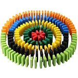 Click N' Play 300-piece Wooden Domino Blocks Set
