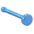 Grade 23 Titanium Light Blue FLAT Nose Bone