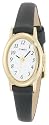 Timex Women's Classic Cavatina Black Leather Strap Watch #T21912