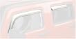 Putco 480505 Element Chrome Window Visor - Set of 4