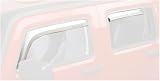 Putco 480505 Element Chrome Window Visor - Set of 4