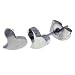 Abstract Heart Stud Earrings