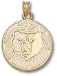 Memphis Grizzlies Basketball 3/4" Charm/Pendant -14K/10K, Stainless Steel or Gold Plated