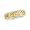 14K Two-Tone Gold Celtic Inspired Wedding Band For Men and Women - Size 5