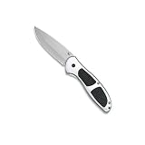 Forestry Folding Knife Silver Black