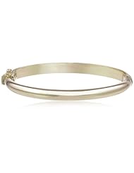 10k Gold 6.1mm Polished Dome Bangle Bracelet, 2 1/2"
