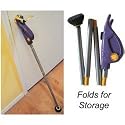 Guard Dog - Portable Entry Door Guard with Siren Alarm (Purple/Yellow) (44"H x 5"W)