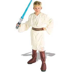 Star Wars tm Obi-Wan Kenobi tm Deluxe Child Costume Size Large age range 8-10 years