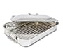 40 X 26 Cm Covered Rectangular Roaster with Rack