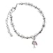 Paint Palette Clear Czech Glass Beaded Charm Bracelet [Jewelry]