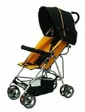 Dream On Me 5 Position Reclining Stroller, Orange/Black
