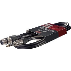 Produkt-Bild: Mikrofonkabel - 3 Meter - 1x Klinke Male - 1x XLR Female