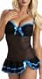 Escante Women's Escante Bow Beautiful Babydoll Chemise - 24347