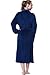 Bathrobe, Drowsy Cloud Soft Women Robe Plush Kimono Collar Bathrobe