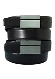 Reversible Leather Placket Dress Belt