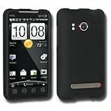 Unwired Accessories Rubberized Snap on Crystal Hard Case for HTC EVO 4G (Bl ....