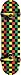 Sporting Goods : Speed Deamons Dub Checks  Full Size Complete Skateboard (7.5-Inch)