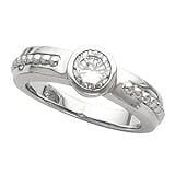 14K White or Yellow Gold Diamond Engagement Ring - 0.50 Ct. or 0.75 Ct.
