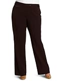 Jones New York Womens Plus-Size Bootleg Pant with Extend Tab