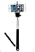 New Arrival UFCIT Extendable Selfie Handheld Stick Monopod with Adjustable Phone Holder and Bluetooth Wireless Remote Shutter for iPhone Samsung and other system over IOS 6.0 and Android 4.2.2 Smartphones (Black Monopod with Shutter)