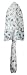 Esschert Design USA Herb Print Galvanized Garden Trowel