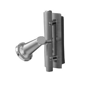 Eglo 81857A Milano 1 Light Track Light Fixture, Nickel Chrome by Eglo