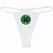 White Thong of Green Shamrock (Celtic, Club, Gold, Irish, Ireland, Little, Charm, Cross, Four Leaf Clover, Jewelry, Necklace, Pendant, Ring, Tattoo, Diamond, Designs, Charm, Lucky, Luck)