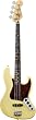Fender Deluxe Active Jazz Bass&reg;, Vintage White, Rosewood Fretboard