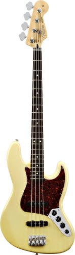 Fender Deluxe Active Jazz Bass®, Vintage White, Rosewood Fretboard