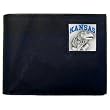 Kansas Jayhawks Leather Bifold Wallet - NCAA College Athletics Fan Shop Sports Team Merchandise