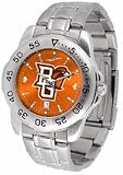 Bowling Green State Falcons Sport Steel Band Ano-Chrome Men's Watch