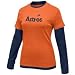 Nike Houston Astros Ladies Orange-Navy Blue Cooperstown Layered Long Sleeve T-shirt