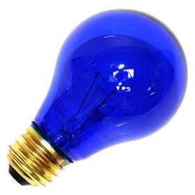 Sylvania 11710 - 25A19/TB/RP 125V Standard Transparent Colored Light Bulb