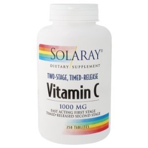Solaray Vitamin C 1000mg Two Stage Time Release - 250 Tablets