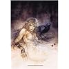 Luis Royo ~ Raven ~ Textile Fabric Poster ~ 30 x 40 Inches