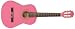 1/2 size pink acoustic guitar pack for kids beginners - suit 6 to 8 years - inc bag, strap, picks an