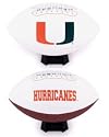 Miami Hurricanes Full Size Embroidered Football
